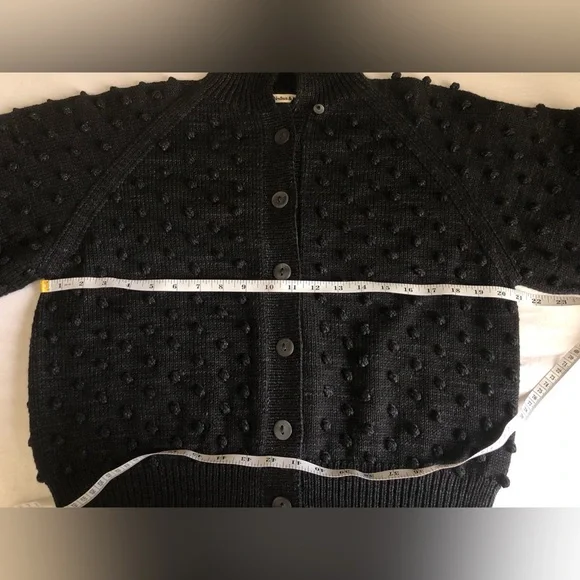 Misha and Puff carbon popcorn polo cardigan - Picture 5 of 6